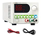 DC Power Supply Variable (0-32V 0-6A) MATRIX Adjustable Switching Bench Power Supply with Output Enable/Disable Button,Mini Variable Switching Digital Bench Power Supply with Short Circuit Alarm