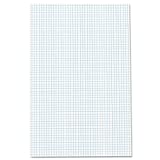 Ampad Quadrille Double Sided Pad, 11 x 17, White, 4x4 Quad Rule, 50 Sheets, 1 Pad (22-037)