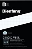 Bienfang Designer Grid Paper Pad, 10x10 Cross Section, 11x17 inches, 50 sheets