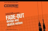 Clearprint Vellum Pad with 8x8 Fade-Out Grid, 11x17 Inches, 16 LB, 60 GSM, 1000H 100% Cotton, 50 Translucent White Sheets, 1 Each (10002416)