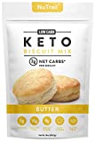 NuTrail™ - Keto Biscuits Mix - Low Carb Food - Easy to Bake - Perfect for Breakfast - Only 2g Net Carbs (Butter) (10 oz) (1 Count)