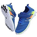 CIOR Boys & Girls Water Shoes Quick Drying Sports Aqua Athletic Sneakers Lightweight Sport Shoes(Toddler/Little Kid/Big Kid) U120LS2001-Blue-37