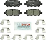 Bosch BC905 QuietCast Premium Ceramic Disc Brake Pad For: Infiniti: (EX,FX,G,JX,M,Q,QX,X); Nissan 350Z, 370Z, Altima, Juke, Leaf, Maxima, Murano, Pathfinder, Quest, Rogue, Sentra, X-Trail + More, Rear