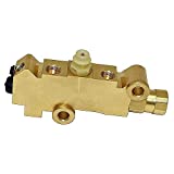 A-Team Performance Combination-Proportioning Valve, PV2 172-1353 PV71 Disc/Drum Brakes, Front Drum Rear Brake Brass, Compatible with GM Street Rod Classic Car Truck