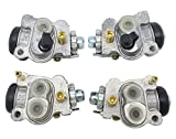 M MATI Front Brake Wheel Cylinders Left&Right All Four for Honda TRX300 Fourtrax 300 (Only for FW Editon) TRX350 Fourtrax Rancher 350 45330-HC5-006 45310-HC5-006 45370-HC5-971 45350-HC5-971