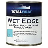 TotalBoat-430786 Wet Edge Marine Topside Paint for Boats, Fiberglass, and Wood (Classic Whaler Blue, 1 Quarts (Pack of 1))