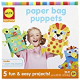 ALEX Toys Paper Bag Puppets Kids Art and Craft Activity Multicolor