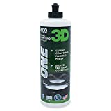 3D One - Car Scratch & Swirl Remover - Rubbing Compound & Finishing Polish - True Car Paint Correction 16oz.