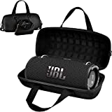 Hard Case for JBL Xtreme 3/ Extreme 2 Portable Waterproof Wireless Bluetooth Speaker, Travel Carrying Storage Holder with Zipper Pocket Bag Fit for Charger Adapter and Accessories