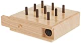 Baseline - 453602 453602 9 Hole Wooden Pegboard to Improve Fine Motor Coordination, Finger Dexterity, Concentration and Increase Reactionary Speed., Model:12-3141