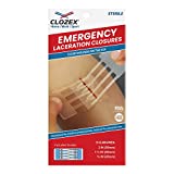Clozex Emergency Laceration Closures - Repair Wounds Without Stitches. FDA Cleared Skin Closure Device for 3 Individual Wounds Or Combine for Total Length of 4 1/4 Inches. Life Happens, Be Ready!