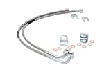Rough Country Rear Stainless Brake Lines for 2007-2018 Jeep Wrangler JK - 89708