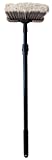 Carrand 93063 Deluxe Car Wash 8" Dip Brush with Bumper and 27-48" Extension Handle , Black
