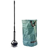 Bag-A-Nut Stab-A-Nut Pine Cone & Magnolia Cone Picker Upper Harvester (Picker + Reusable Bag) A9205