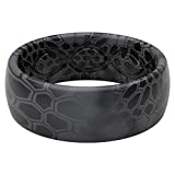 Kryptek Typhon Camo Silicone Ring by Groove Life - Breathable Rubber Wedding Rings for Men, Lifetime Coverage, Unique Design, Comfort Fit Ring - Size 10