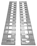 GENY GH-R144 Aluminum Ramps Truck Trailer car ramps 1- Set, Two ramps = 8,000lb Capacity 15" Wide X 12' Long (144")