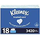 Kleenex Trusted Care Facial Tissues 18 Boxes