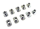 Lot of 10 Each Sliding Tee T Nuts with 1/4 20 Threads for Jigs and T Track STN-1/4