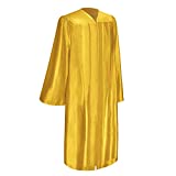 Endea Church Shiny Choir Robe (48 (5'3" - 5'5"), Gold)