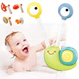 Happytime Baby Bath Toys for Toddlers Electric Shower Head Double Sprinkler Bathtub Water Toy for Kids Infants Girls Boys 18 Months Up