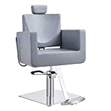 Beauty All Purpose Reclining Chair for Make Up Threading Beauty Chair Tetris in Grey