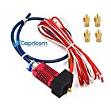 Creality Ender 3 /Pro/V2 3D Printer Assembled Extruder MK8 HotEnd Kit 24V with 0.4mm Nozzle Upgrade with Low Friction Creality-Capricorn Tubing