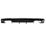 FREEMOTOR802 Compatible With 2016-2023 Chevrolet Camaro Rear Bumper Diffuser, Gloss Black PP Spoiler