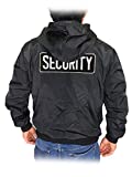 Gs-eagle for Men's Security Embroidery Patched Zip Up Black Hoodie Jacket 2X-Large