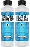 2-Pack of 8 Oz Breast Milk Removal Soap - Clean Your Pump Parts, Bottles, Nipples and Nursing Apparel Quick - 16 Total Ounces - Fragrance-Free, Dye-Free - Made in The USA - by IMPRESA