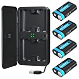 pojifi Rechargeable Controller Battery Pack for Xbox One/Xbox Series X|S, 4 X 2600mAh Xbox One Controller Battery Packs with Dustproof Charging Station for Xbox One/One S/One X/One Elite