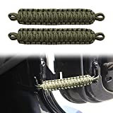 Door Strap for Jeep，Door Limiting Straps 550 Pound Strength Durable Swing Limiter for 1996-2019 Jeep Wrangler CJ YJ TJ JK JKU JL, 2PCS (olive drab)