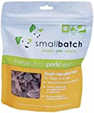 smallbatch Pets Premium Freeze-Dried Pork Heart Treats for Dogs and Cats, 3.5 oz, Made and Sourced in The USA, Single Ingredient, Humanely Raise Meat, No Preservatives or Anything Artificial Ever