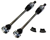 DTA 2 New Rear CV Axles Compatible With 2007-2008 BMW 328Xi; 2009 BMW 328i XDrive; 2007 BMW 330i. Rear Left and Right