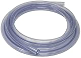 Sealproof Unreinforced PVC Clear Vinyl Tubing, Food Grade, 1/2-Inch ID x 5/8-Inch OD, 10 FT, Made in USA