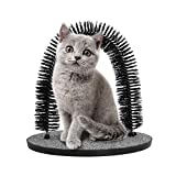 Pet Prime Cat Arch Groomer Self Grooming Cat Back Scratcher Cat Brush Arch Massager Self Groomer Cat Brush Self Cleaning Cat Scratcher Brush Cat Scratcher For Indoor Cats Grooming Arch High Rate