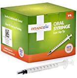 1ml Oral Syringe - 100 Pack – Luer Slip Tip, No Needle, Sterile Individually Blister Packed - Medicine Administration for Infants, Toddlers and Small Pets