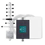 Cell Phone Signal Booster for Verizon AT&T T-Mobile 3G 4G LTE - Enhances Your Cellular Voice & Data in Home/Office Up to 4,500Sq Ft (Supports Band 5/12/13/17)