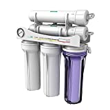 AquaticLife 5-Stage 200 GPD Hydroponic Reverse Osmosis Water Filtration System RO Filter Unit, High Efficiency