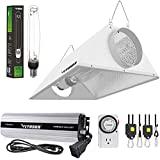 VIVOSUN Hydroponic 1000 Watt HPS Grow Light Air Cooled Reflector Kit - Easy to Set up, High Stability & Compatibility (Enhanced Version)