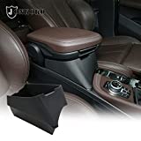 0054046448685 YIWANG Car Center Armrest Storage Box Container Tray for BMW X1 F48 2016-2019, for BMW X2 F47 2018 2019 Left Hand Drive (Black)