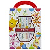 Disney Baby - Winnie the Pooh - My First Library Board Book Block 12-Book Set - First Words, Counting, and More! - PI Kids
