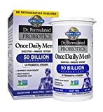 Garden of Life Dr. Formulated Probiotics for Men, Once Daily Men’s Probiotics, 50 Billion CFU Guaranteed, 15 Strains, Shelf Stable, Gluten Dairy & Soy Free One a Day, Prebiotic Fiber, 30 Capsules