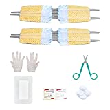 Israeli First Aid Emergency Laceration Closure Kit for Lacerations and Cuts, 10 Piece Set