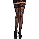 Leg Avenue Women's Hosiery, Faux Black, One Size