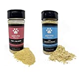 Ageless Paws Pet Food Topper Duo – 100% Chicken Breast and 100% Salmon Food Toppers for Dogs and Cats, USA-Made, High Protein Freeze-Dried Raw (2.7 oz / 76.5 g Each)