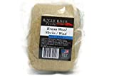 Brass Wool 3.5 Oz Skein/Pad/WAD -by Rogue River Tools. (FINE Grade) -Made in USA, Pure Brass
