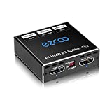 4K HDMI Splitter 1x2 HDR D-o-l-b-y Vision Atmos Down Scaler - HDMI Scaler 4K 1080P Sync,4K 60Hz 4:4:4 HDMI Splitter 1 in 2 Out HDCP2.2, EDID 4K5.1/4K7.1/ Copy, for Game Xbox PS5 1080p120Hz Roku SP12H2