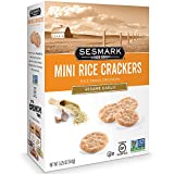 Sesmark Mini Rice Crackers, Sesame Garlic, 5.25 Ounce (Pack of 6)