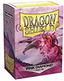 Arcane Tinmen Dragon Shield Sleeves - Matte Pink Diamond 100 CT – MGT Card Sleeves are Smooth & Tough – Compatible with Pokemon, Yugioh, & Magic The Gathering Card Sleeves (AT-11039)