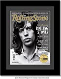 CreativePF [1214bk-b] Collectors Edition Rolling Stones Magazine Frame, Displays 1967 Thru 2016 Magazines Measuring 10.5 by 12.5-inches w/Black Matting and Wall Hanger (Measure-Your-Magazine)